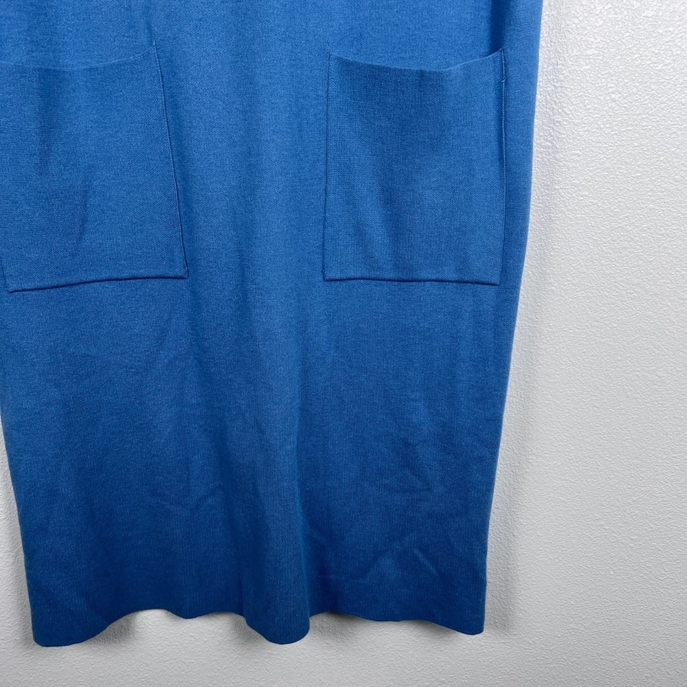 Anthropologie Maeve Women's Muscle Column Midi Dress Blue Sz 1X‎ - Picture 5 of 8